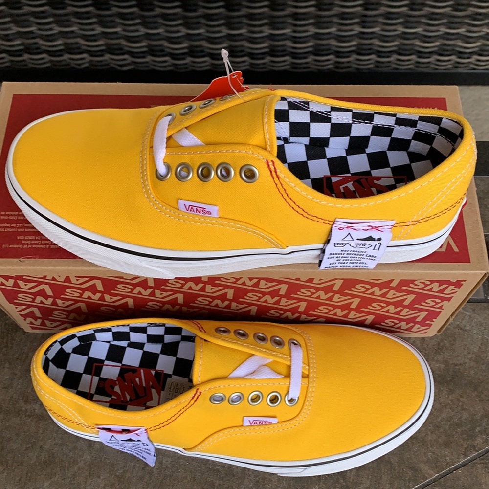 VANS AUTHENTIC HC DIY LEMON CHROME/TRUE WHITE WMNS - Picture 4 of 15